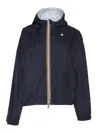 K-way Laurette Plus.2 Double Short Down Jacket In Blue