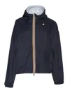K-way Laurette Plus.2 Double Short Down Jacket In Blue