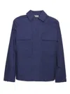 K-way Orion 3l Poplin Down Jacket In Blue