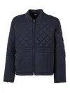 K-way Bariol Quilted Jacket In Blue