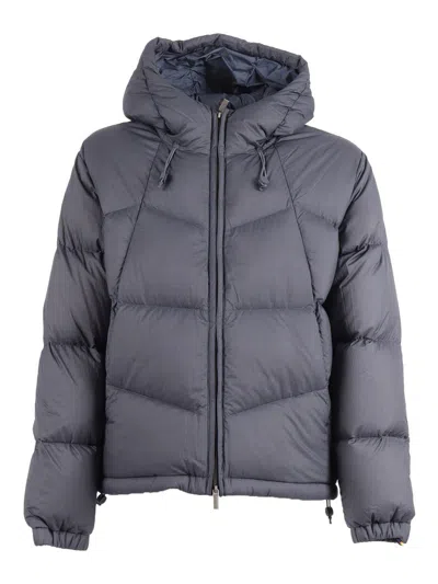 K-way Quill Thermo Light Ripstop Down Jacjet In Gray