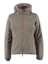 K-way Lily St Thermo Reversible Down Jacket In Brown
