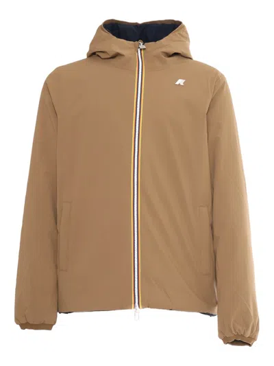 K-way Brown Jacket In Brown