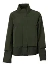 K-way Isan Zip-up Jacket In Green