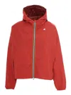 K-way Lily Plus.2 Double Short Down Jacket In Red