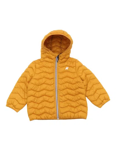 K-way Kids'  Short Duvet In Yellow