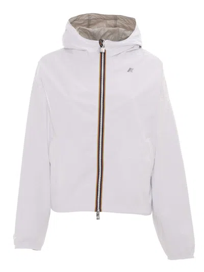 K-way Short Jacket In White