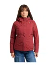 K-way Short Jacket Woman  Lil Soft Touch Marmotta K71324w-b2c Red Syrah-grey In Red