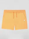 K-way Soleil Yellow Ochre Shorts In Orange