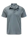 K-way Short Sleeve Polo Shirt In Gray