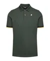 K-way Short-sleeved Polo Shirt In Black