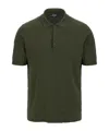 K-way K Way Pleyne Green Cotton Polo Shirt In Black