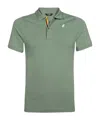 K-way Short-sleeved Polo Shirt In Green