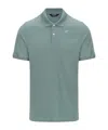 K-way Short-sleeved Polo Shirt In Green