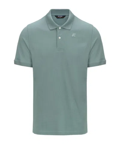 K-way Short-sleeved Polo Shirt In Green