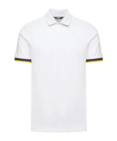 K-way Short-sleeved Polo Shirt In 001