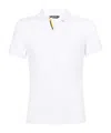 K-way Short-sleeved Polo Shirt In White