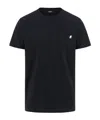 K-way Short-sleeved Crewneck T-shirt In Black