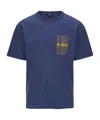 K-way Short-sleeved T-shirt In Blue