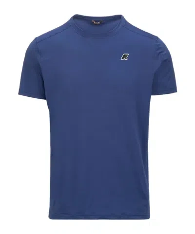 K-way Short-sleeved T-shirt In Blue