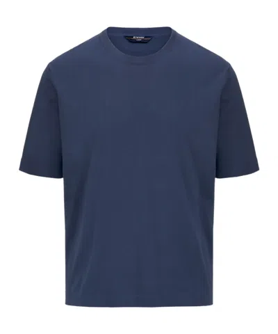 K-way Short-sleeved T-shirt In Blue