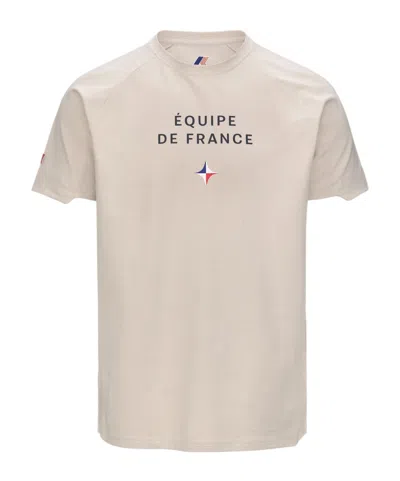 K-way Short-sleeved T-shirt In Nude