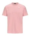 K-way Short-sleeved T-shirt In Pink