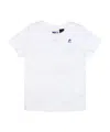 K-way White Edouard T-shirt In Cotton In White