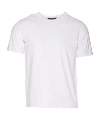 K-way Adam Stretch Jersey T-shirt White In 001white