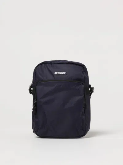 K-way Shoulder Bag  Men Color Blue
