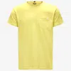 K-way Sigur Man T-shirt Yellow Size S Cotton