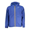 K-way Hooded Jacket With Adjustable Drawstring And Pockets