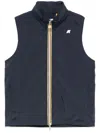 K-way Blue 'valen' Vest In Blue