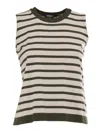 K-way Sleeveless Quilts In Beige