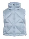 K-way Sleeveless Quilts In Blue