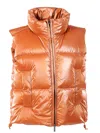 K-way Thille Padded Gilet In Orange