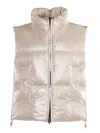 K-way Thille Thermo Pearly Puffed Gilet In Neutral