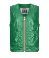 K-way Sleeveless Vest In Green