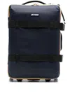 K-way Small Blossac Suitcase In Blue