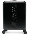 K-way Small Trolley Luggage Bag In Black