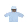 K-way Soft Touch Nylon 'jack' Jacket Kids In Blue