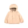 K-way Soft Touch Nylon 'jack' Jacket Kids In Pink