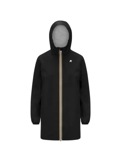 K-way Sophie Hooded Zip Jacket In Black