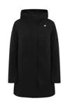 K-way Sophie Marmotta Jacket Jacket In Black P-blue A