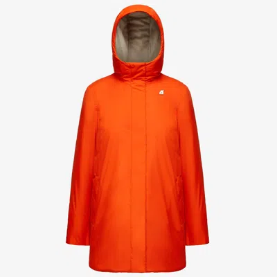 K-way Sophie  Micro Ripstop Marmotta In Orange