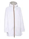 K-way Sophie Plus.2 Hooded Coat In White