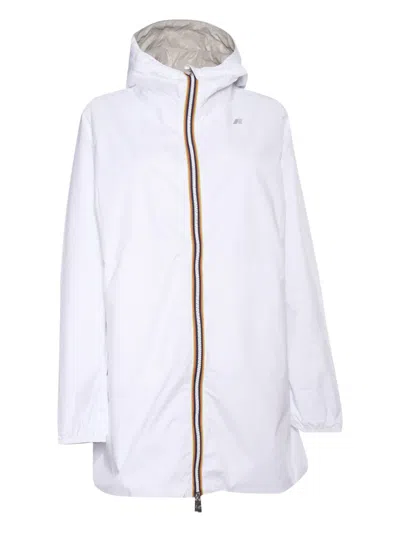 K-way Sophie Plus.2 Hooded Coat In White