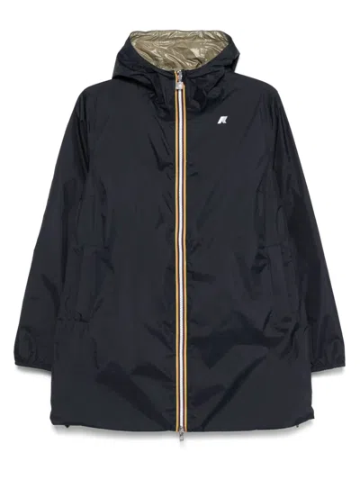 K-way Sophie Plus.2 Jacket In Blu E Verde