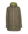 K-way Sophie Plus.2 Reversible Jacket In Brown