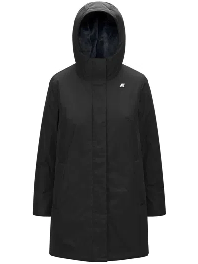 K-way Sophie Soft Touch Marmot Clothing In Black